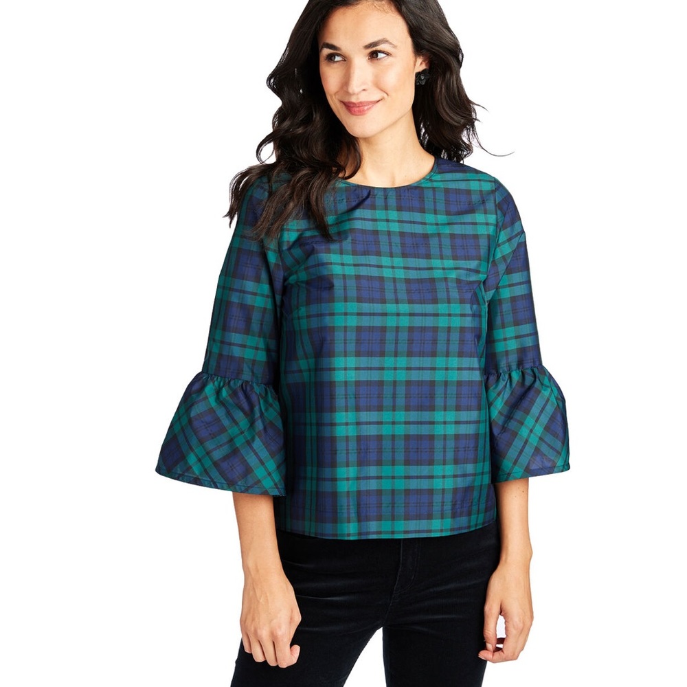Vineyard Vines Blackwatch Bell Sleeve Too